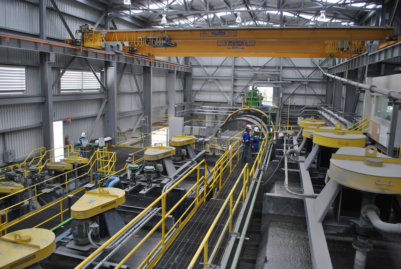 copper processing plant